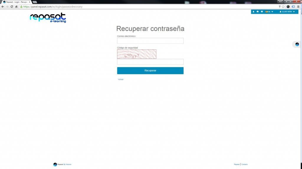 Recuperar Contraseña password